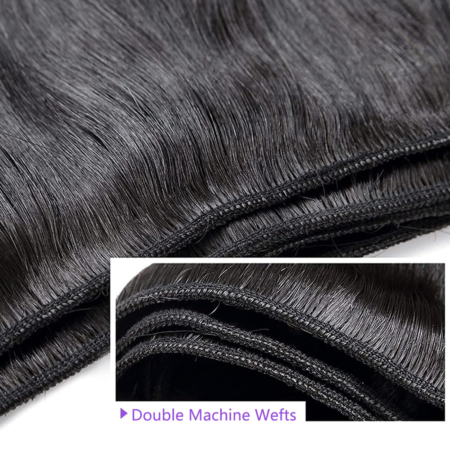 Sufeiya Hair virgin Brazilian hair—unprocessed fibers ready for dye or restyle.