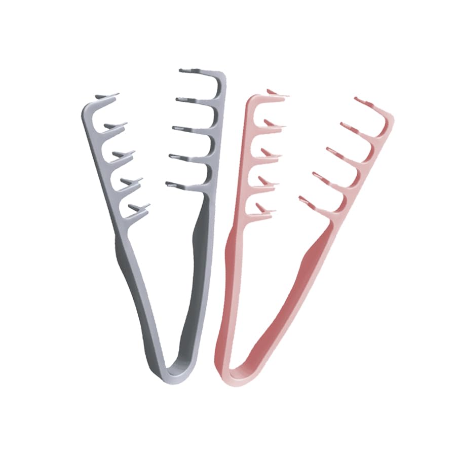 Sufiibtly texture comb packaging shows dual-pack for easy styling on the go