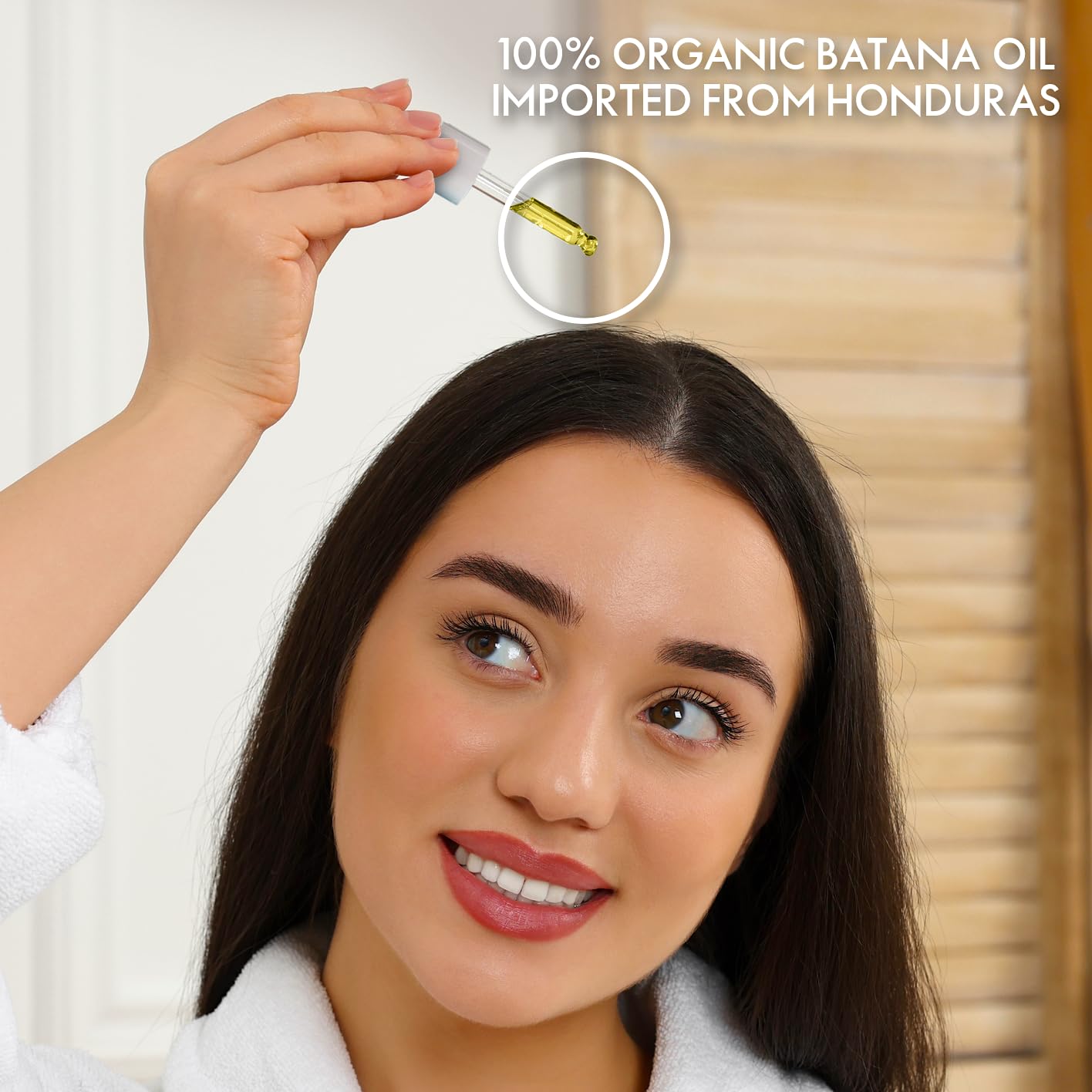 SugarBearHair Batana Oil glass dropper for precise application