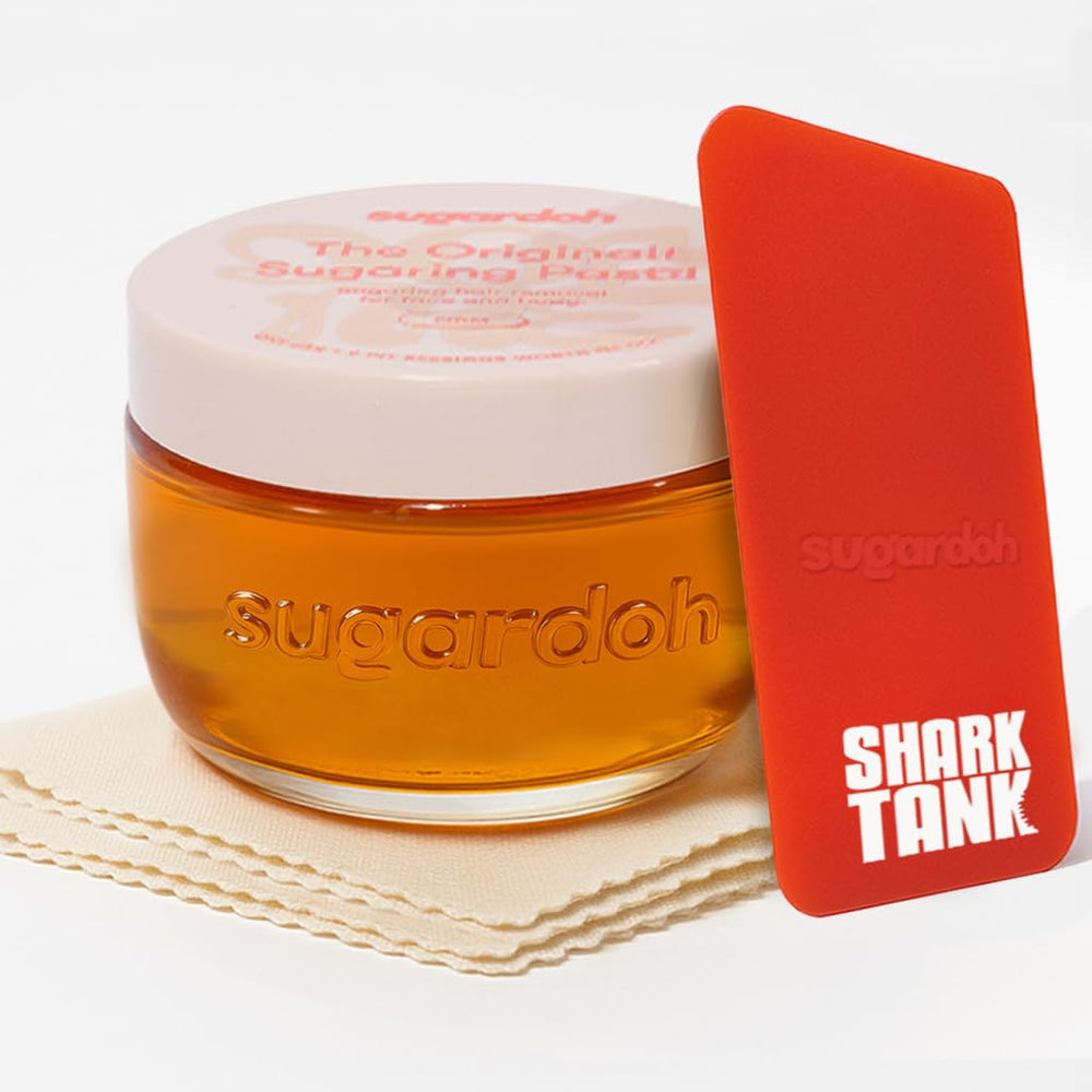 Sugardoh mini kit jar ready for at-home sugaring, compact and mess-free.