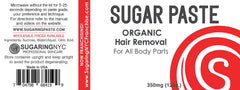 Bikini-area treatment with Sugaring NYC paste for smooth removal options.