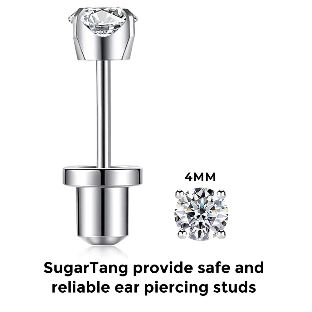 SugarTang 316L surgical stainless steel ensures hypoallergenic use.