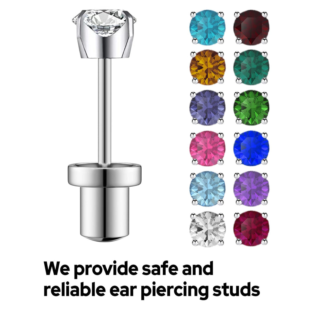 SugarTang at-home ear piercing use demo demonstrates simple self-piercing process