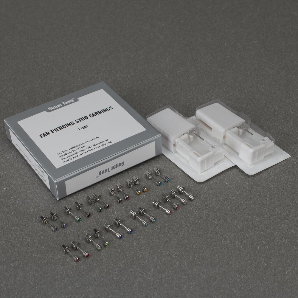 SugarTang one-time-use disposable piercing gun highlights safe disposal after use