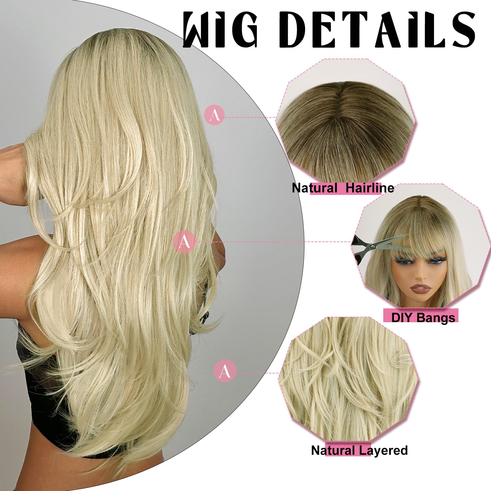 SUKRI wig cap detail shows secure fit with combs and straps
