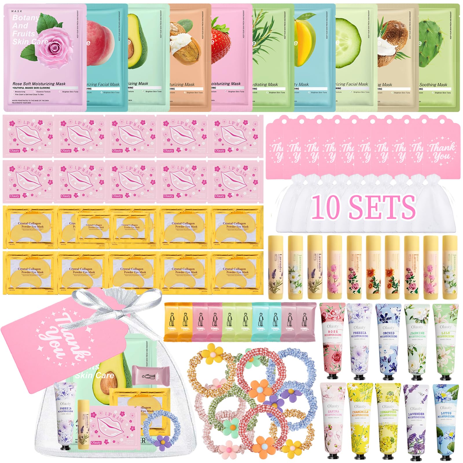 Sulily spa sleepover face masks for a hydrating pampering session
