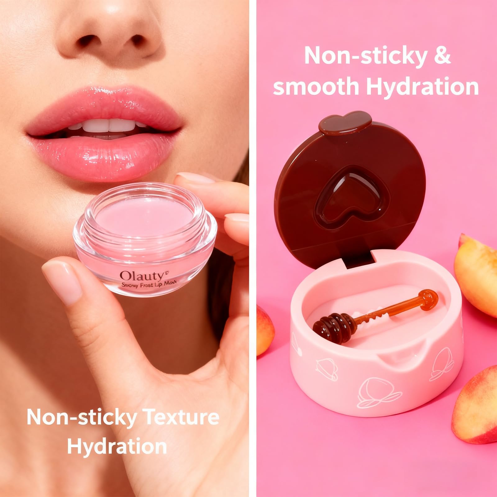Sulily Bee Lip Balm Coconut flavor jar with tropical notes