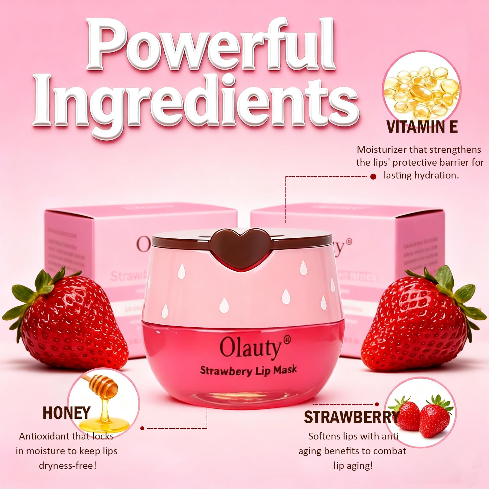 Sulily Bee Lip Balm Watermelon Flavor provides refreshing scent and smooth lips