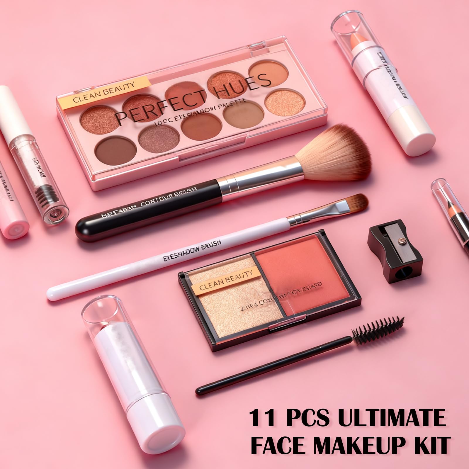 Sulily makeup set brushes-tools help flawless blending and precise makeup application.