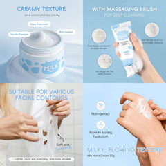 Sulily hand cream jar shown for nourishing dry skin hands.