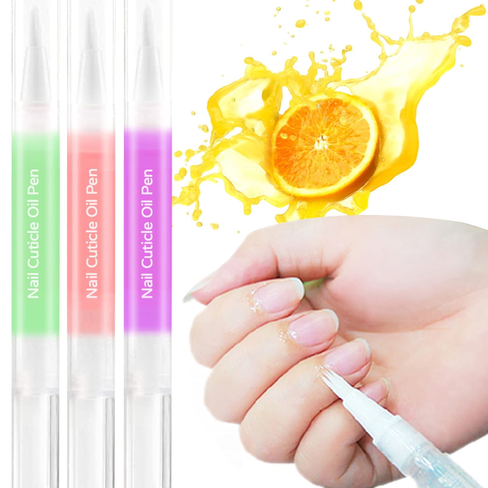 SULLMAR cuticle oil pen blueberry flavor softens rough cuticles