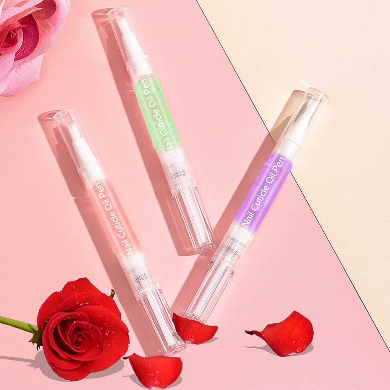 SULLMAR cuticle oil pen lemon flavor refreshes and hydrates nails