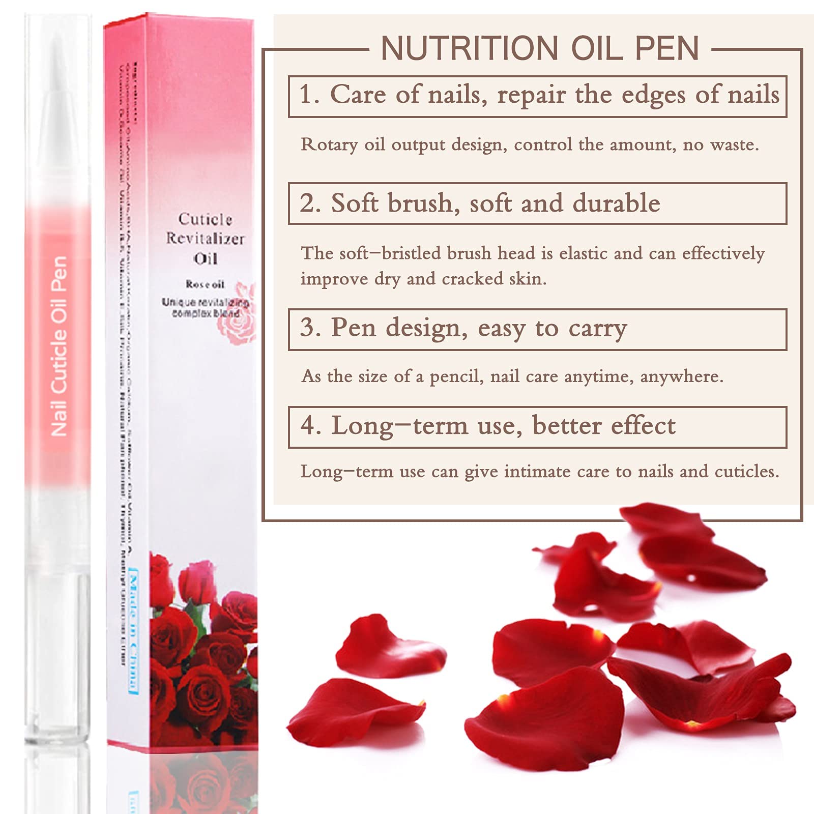 SULLMAR cuticle oil pen travel-friendly size for quick touch-ups