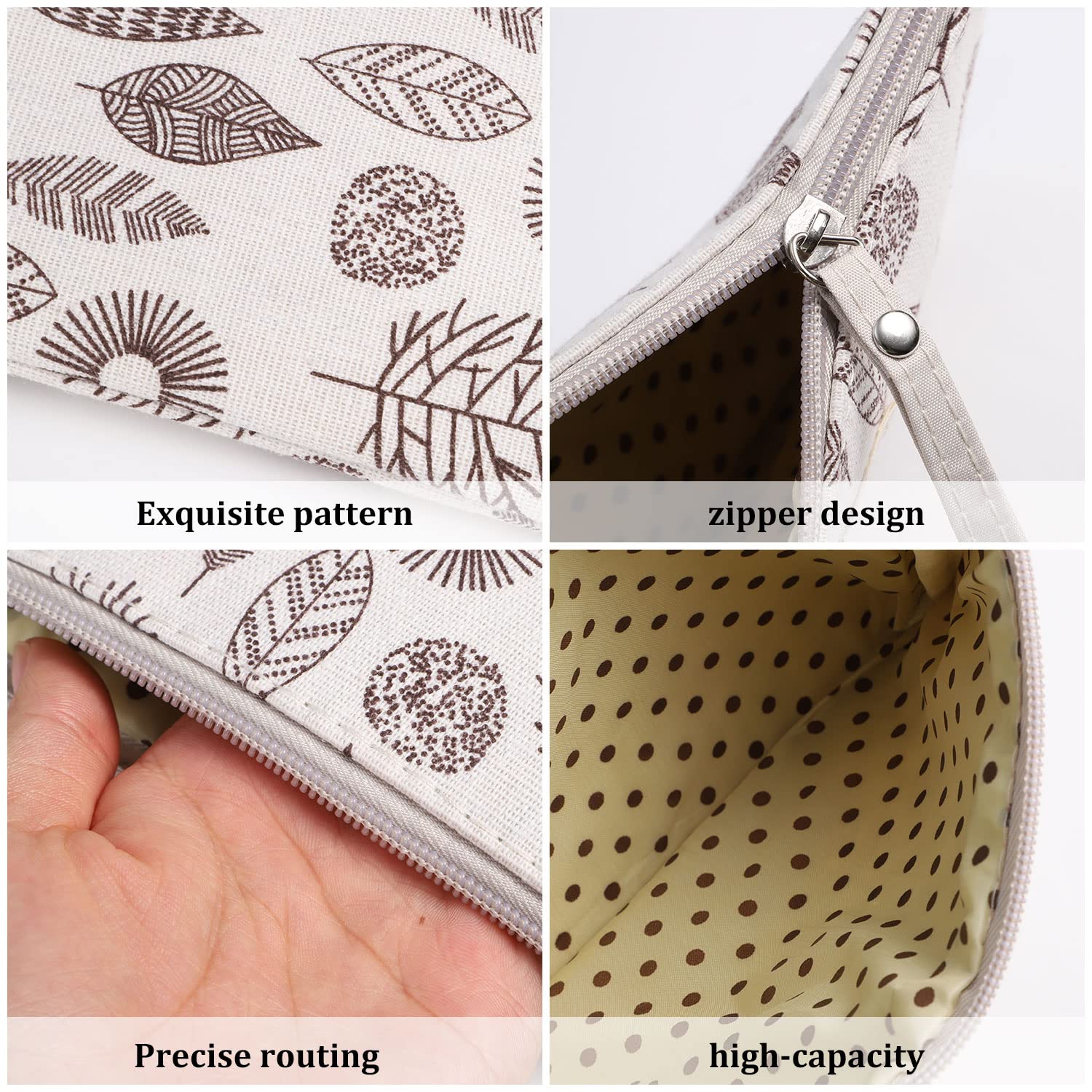 SUMAJU bag close-up shows secure zipper closure for travel.