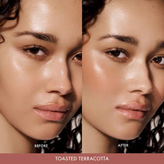 Summer Fridays Blush Butter Balm cream texture showcased on skin for hydration-friendly finish