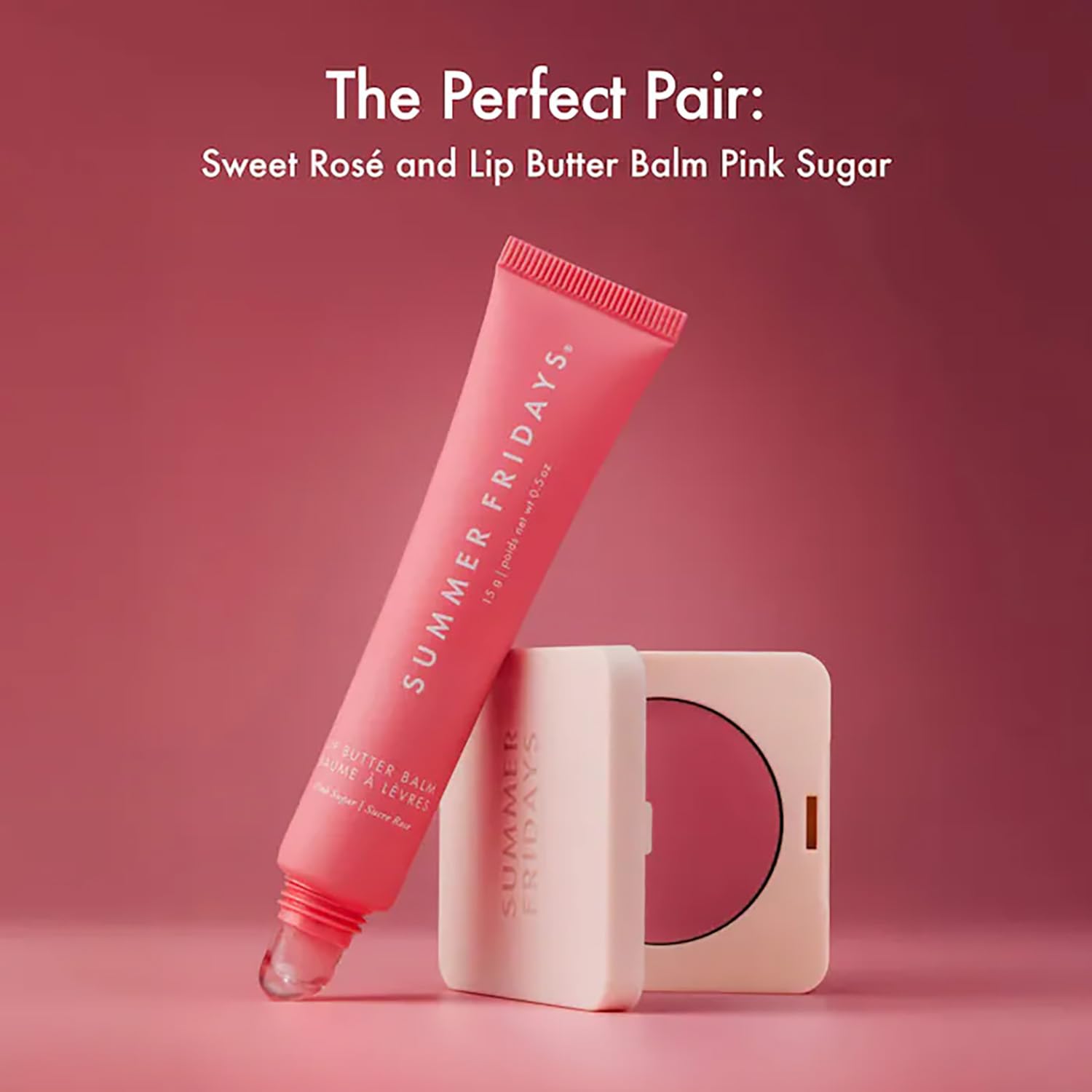 Summer Fridays Blush Butter Balm highlights hyaluronic acid and nourishing butters