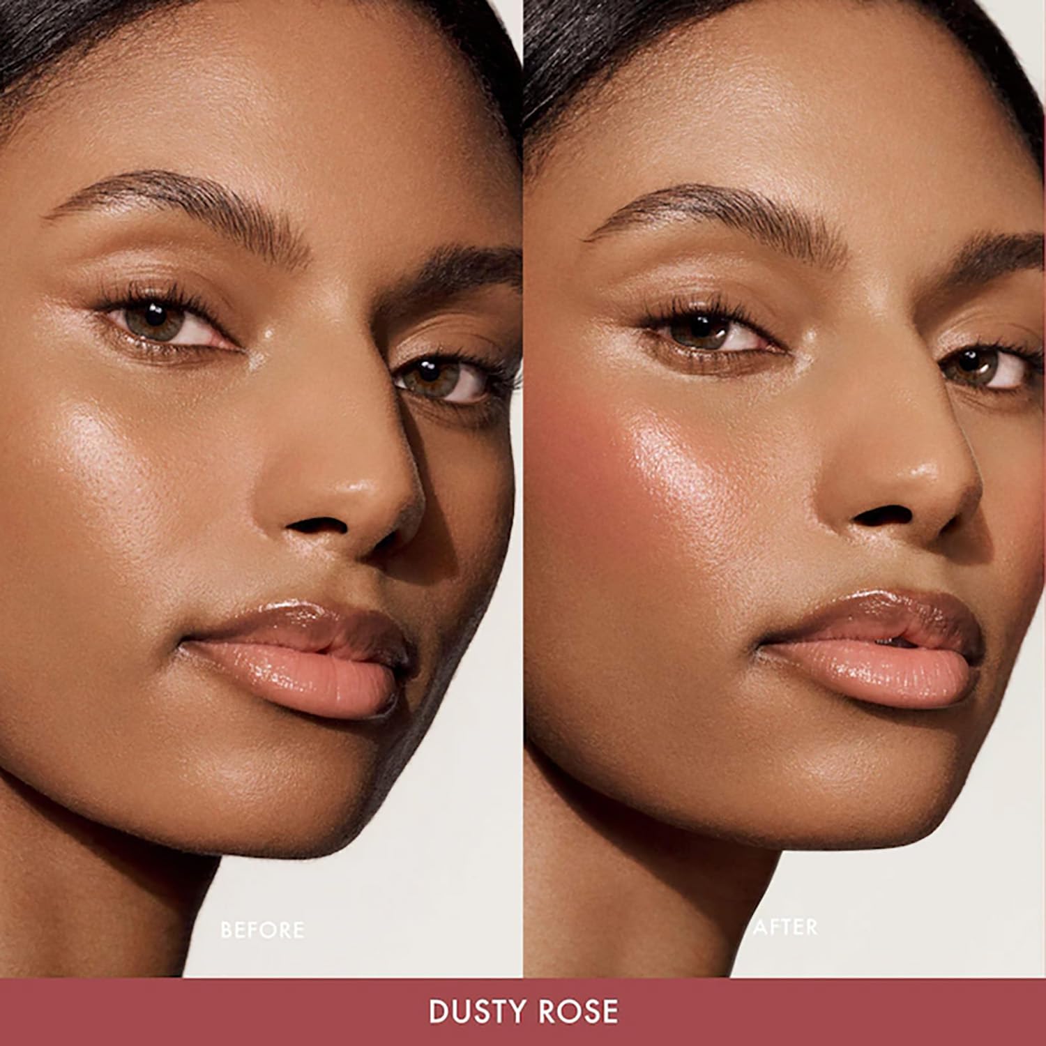 Summer Fridays Blush Butter Balm texture closeup highlights creamy, blendable texture for easy blending