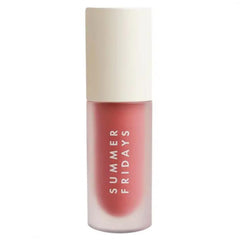 Summer Fridays Dream Lip Oil in Blush Dreams provides high shine hydration for soft lips