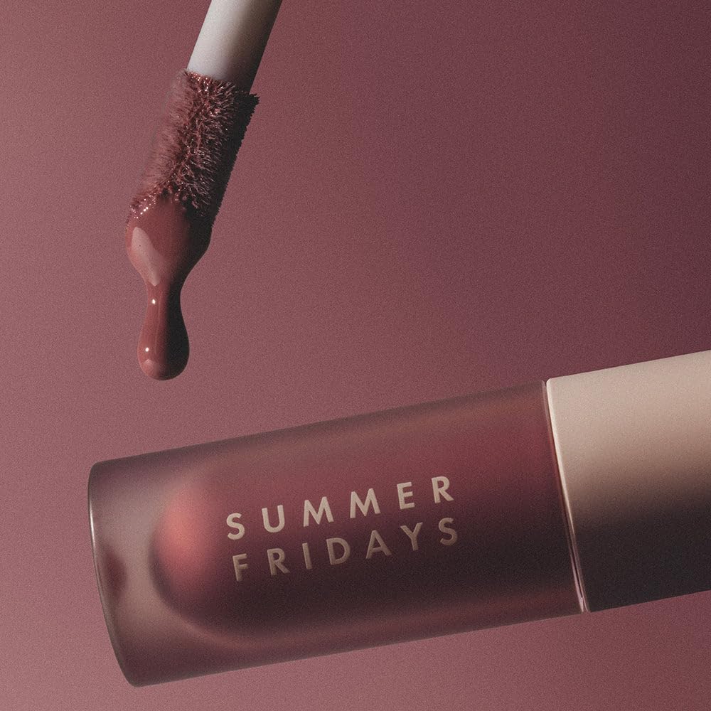 Summer Fridays Dream Lip Oil recyclable packaging highlights sustainable beauty.