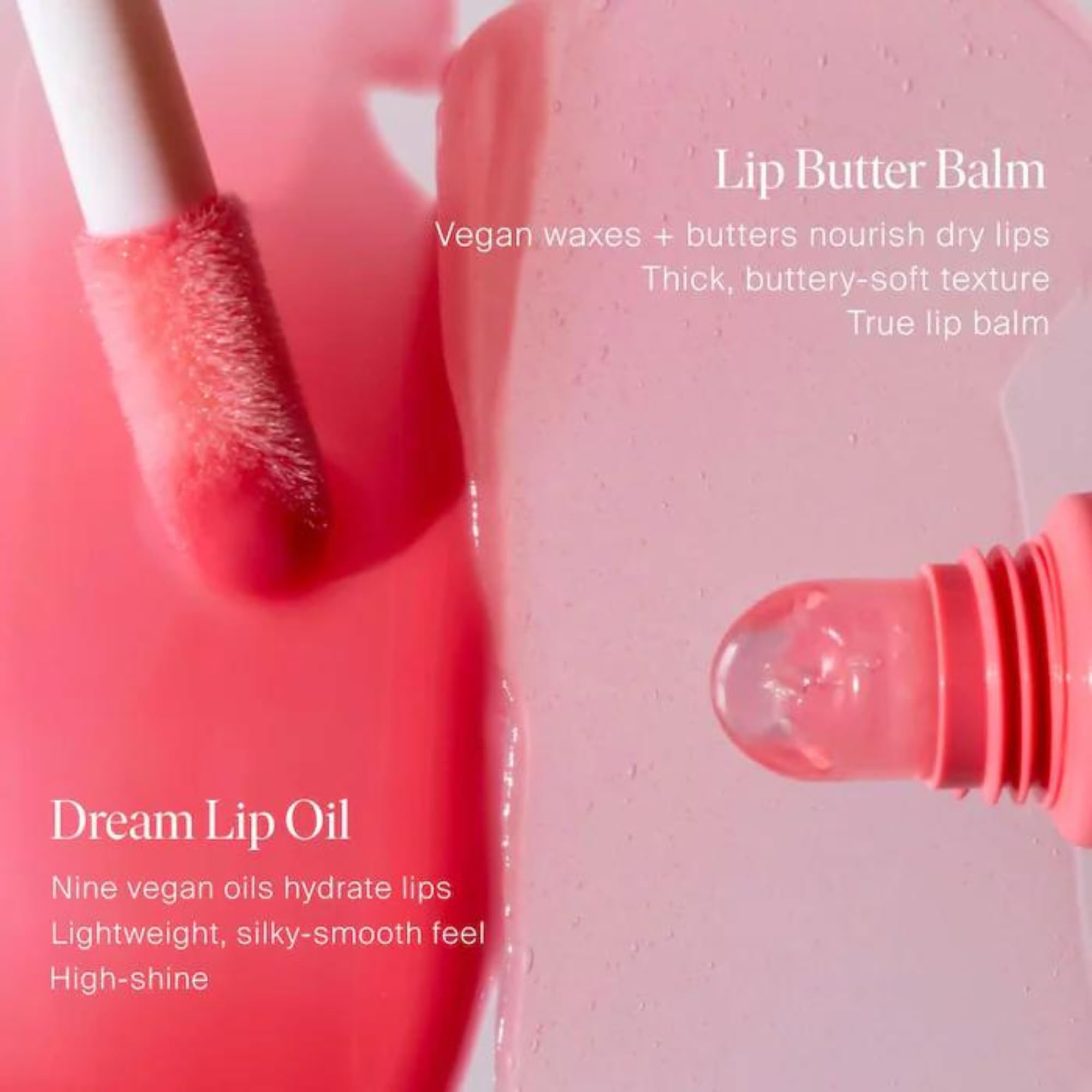 Summer Fridays Dream Lip Oil Pink Cloud ingredients emphasize nine moisturizing oils for deep hydration