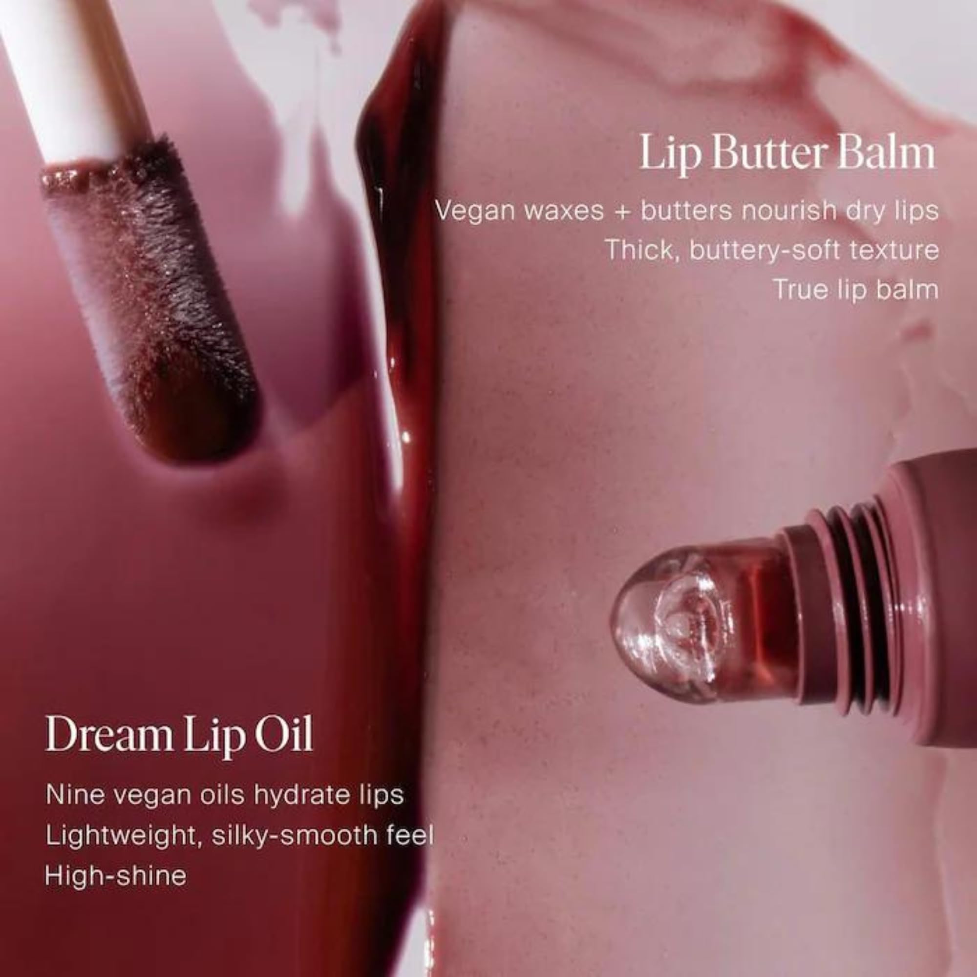 Summer Fridays Dream Lip Oil Rosewood Nights highlights nine-oil hydration