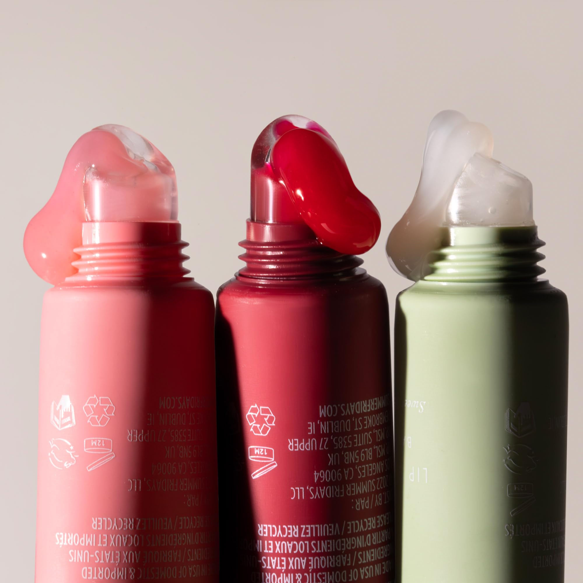 Summer Fridays Holiday Lip Butter Set Pink Sugar Pack subtle color and lasting shine.