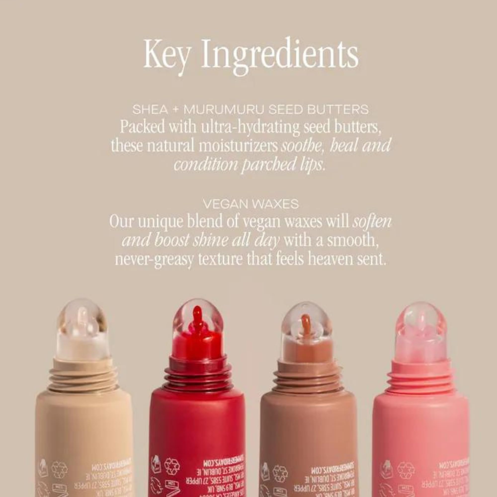 Summer Fridays Vegan Packaging cruelty-free sustainable lip care.