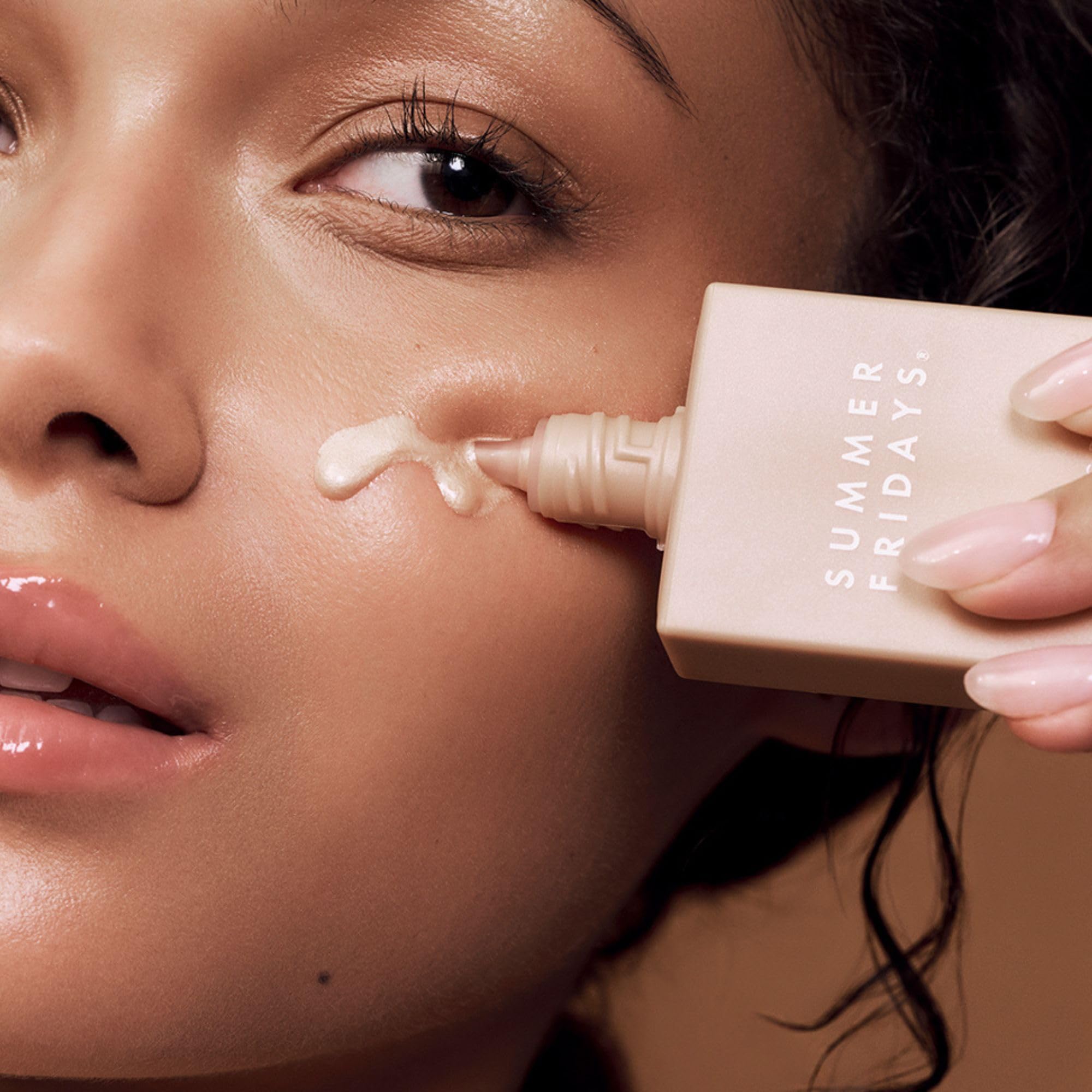 Summer Fridays Illuminating Drops mixed with moisturizer for boosted hydration and glow.