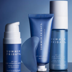 Summer Fridays Jet Lag Eye Patches with caffeine and peptides for a de-puffed look.