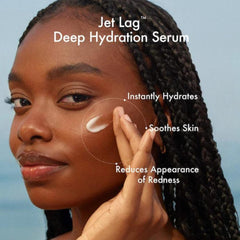 Summer Fridays Jet Lag Mask highlights hyaluronic acid for moisture and glow.