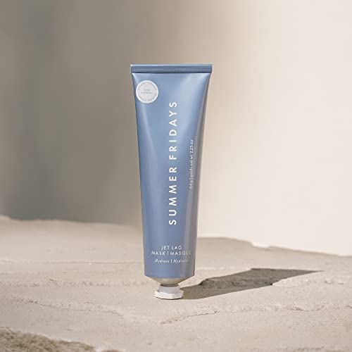 Jet Lag Mask spread on palm demonstrates easy application and hydration from Summer Fridays