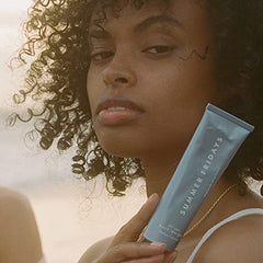 Creamy texture swirl of Jet Lag Mask shown for radiant skin care