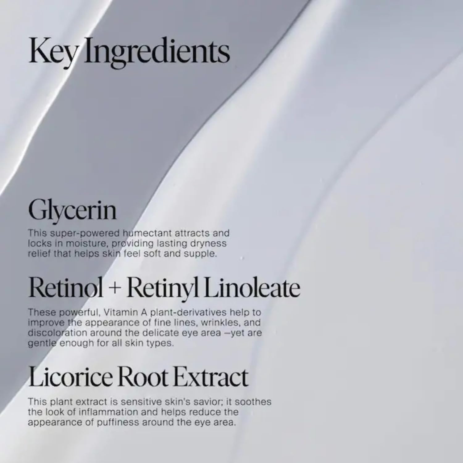 Summer Fridays Jet Lag Overnight Eye Serum being applied near the eye area for gentle care.