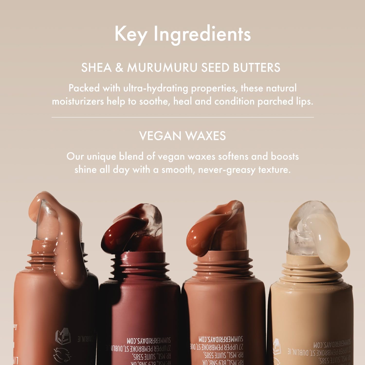 Summer Fridays balm works under or over lipstick for hydration anytime.