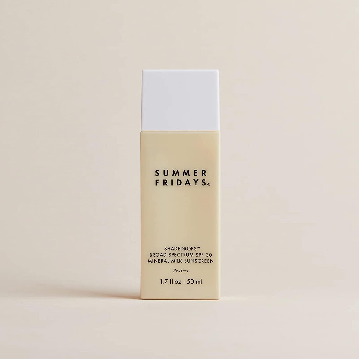 ShadeDrops mineral milk cream texture emphasizes moisturizing feel and soft finish on skin.