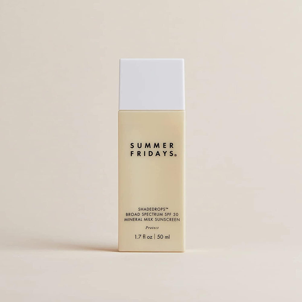 ShadeDrops mineral milk cream texture emphasizes moisturizing feel and soft finish on skin.