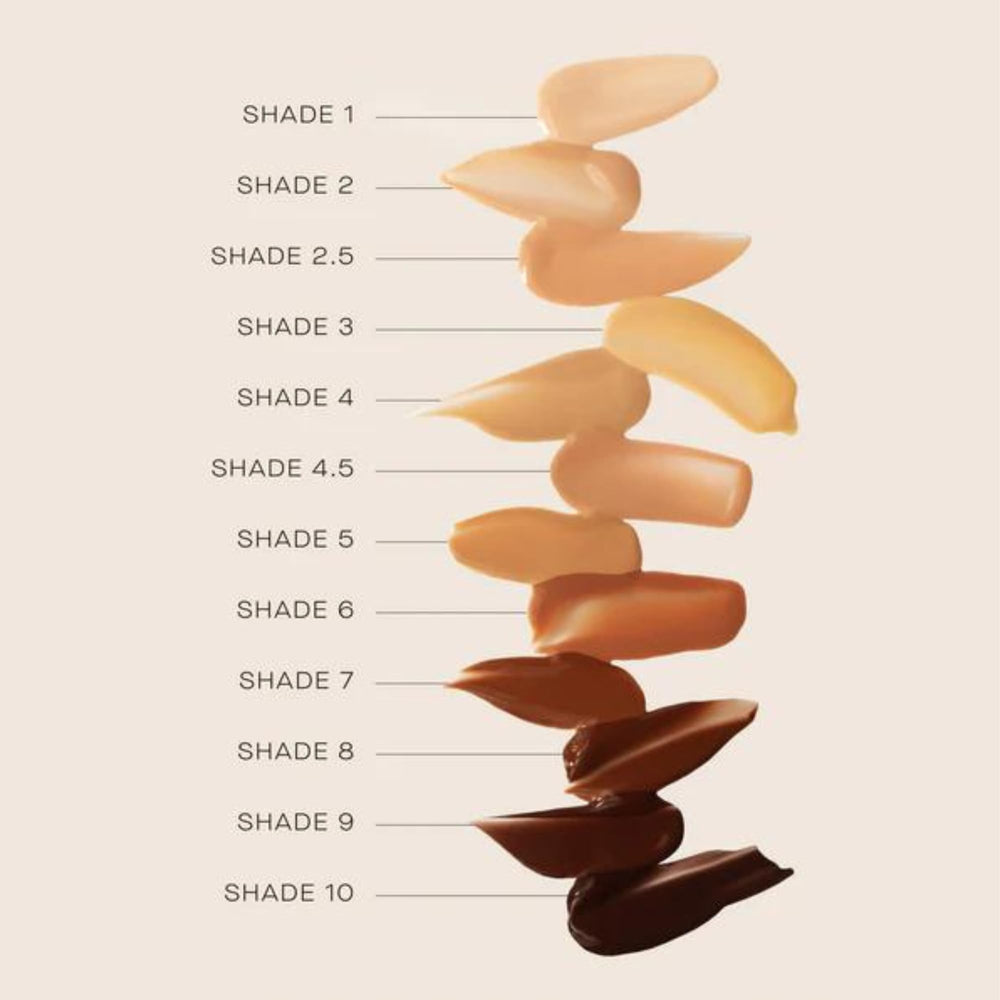 Summer Fridays Sheer Skin Tint texture close-up shows lightweight blending.