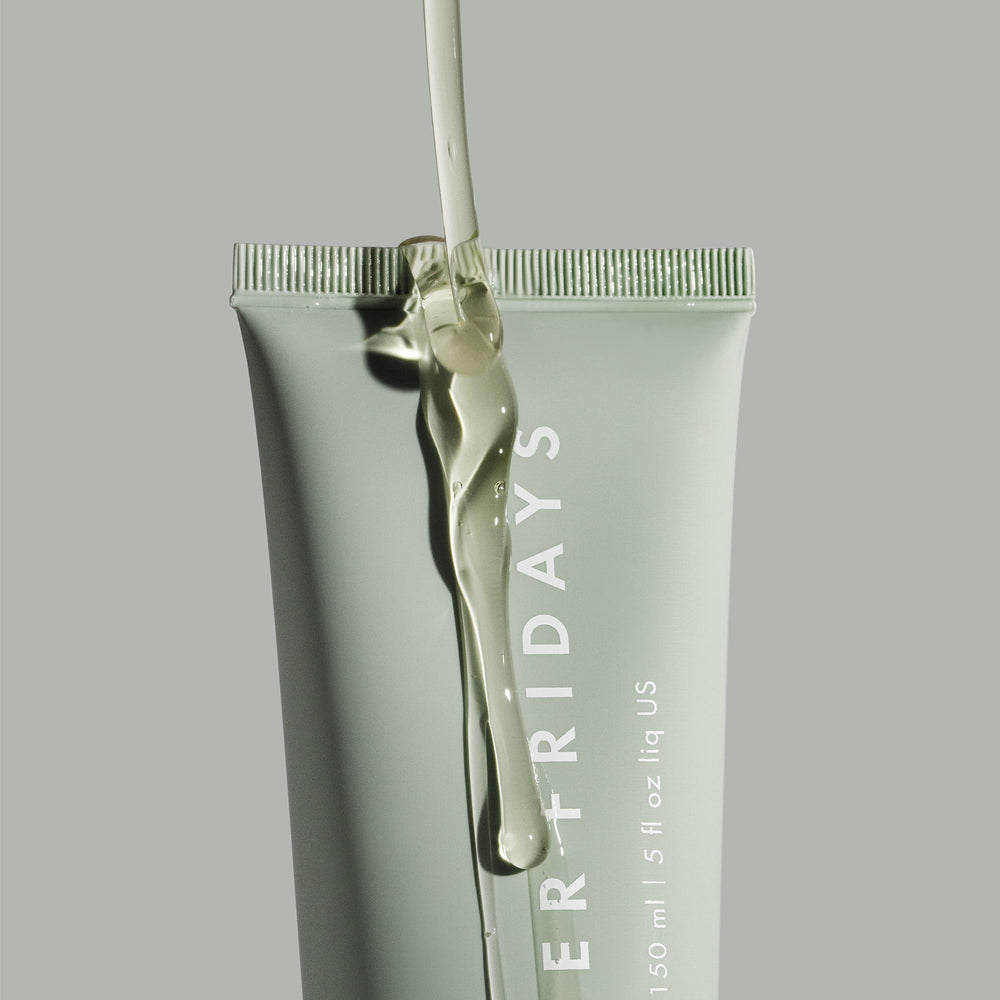 Summer Fridays Super Amino Gel Cleanser amino-acids close-up highlights replenishment for skin