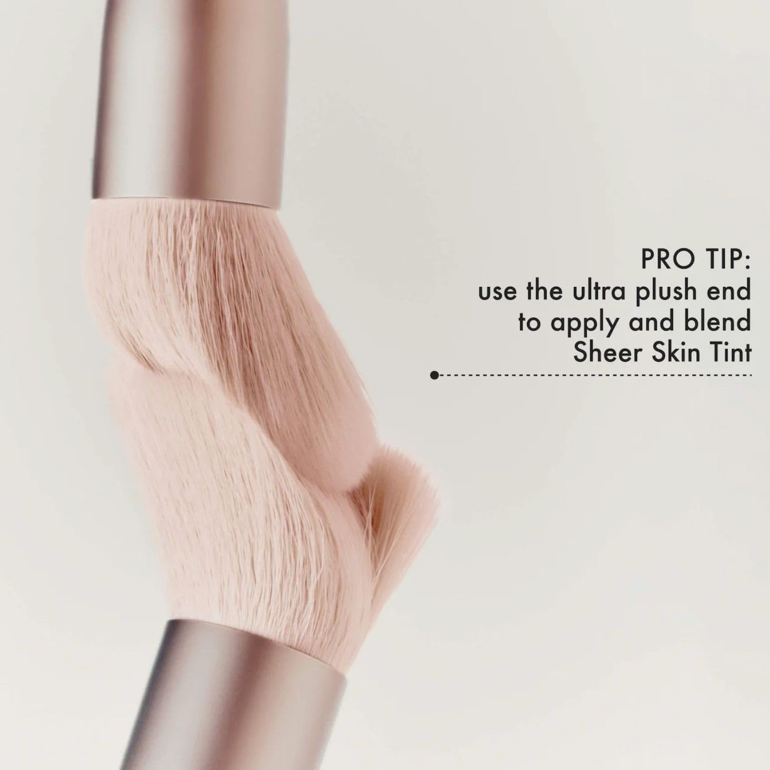 Summer Fridays The Blush Brush application-demo demonstrates precise placement