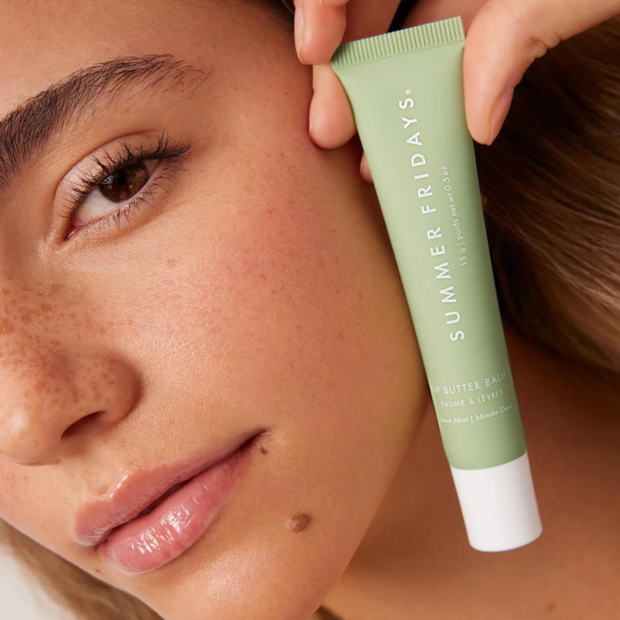 Summer Fridays Tinted Lip Butter Balm ingredients list includes shea and murumuru butters for conditioning.