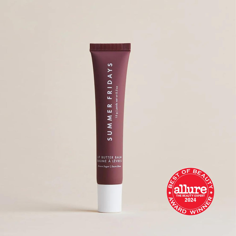 Summer Fridays lip balm application demonstrates instant lip hydration