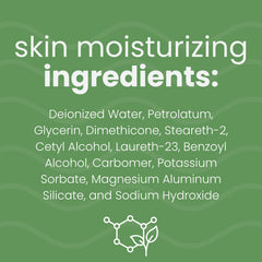 Summers Laboratories Moisture-All lotion applied to arm for quick absorption