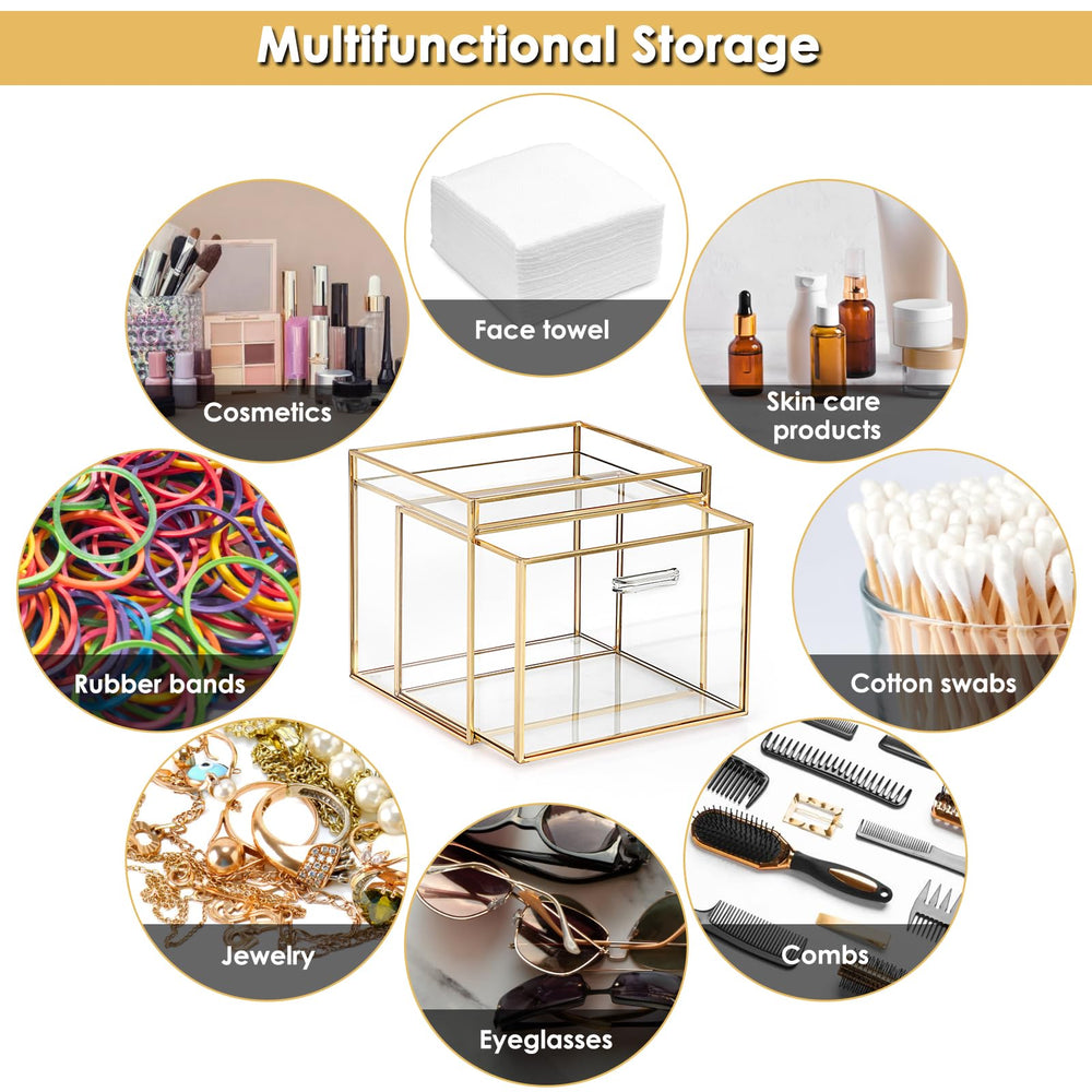 Sumnacon tall-drawer design maximizes vertical storage for towels, cosmetics, and small bath items.