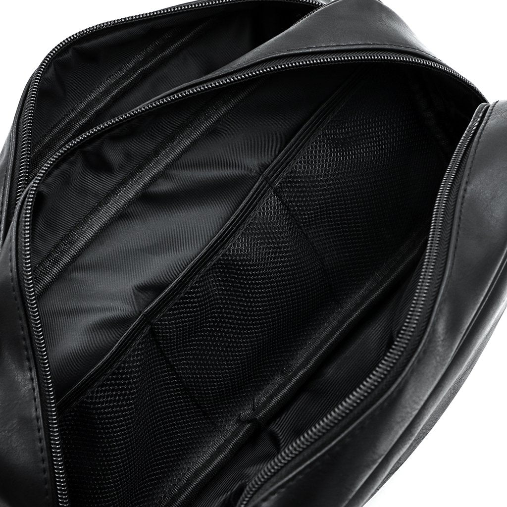 Sumnacon Toiletry Bag inside a suitcase demonstrating space efficiency