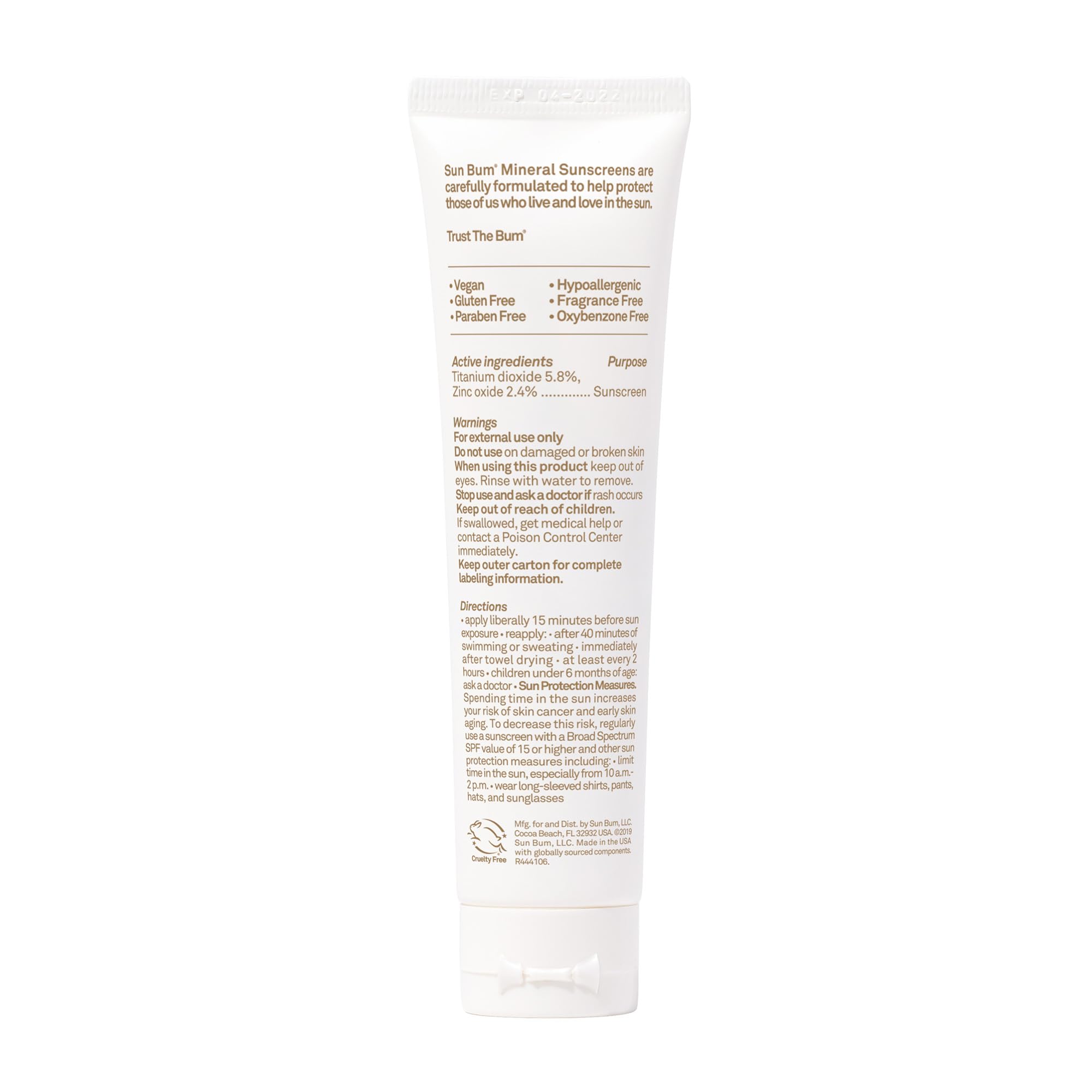 Travel-friendly Sun Bum SPF30 tinted sunscreen for beach and city days