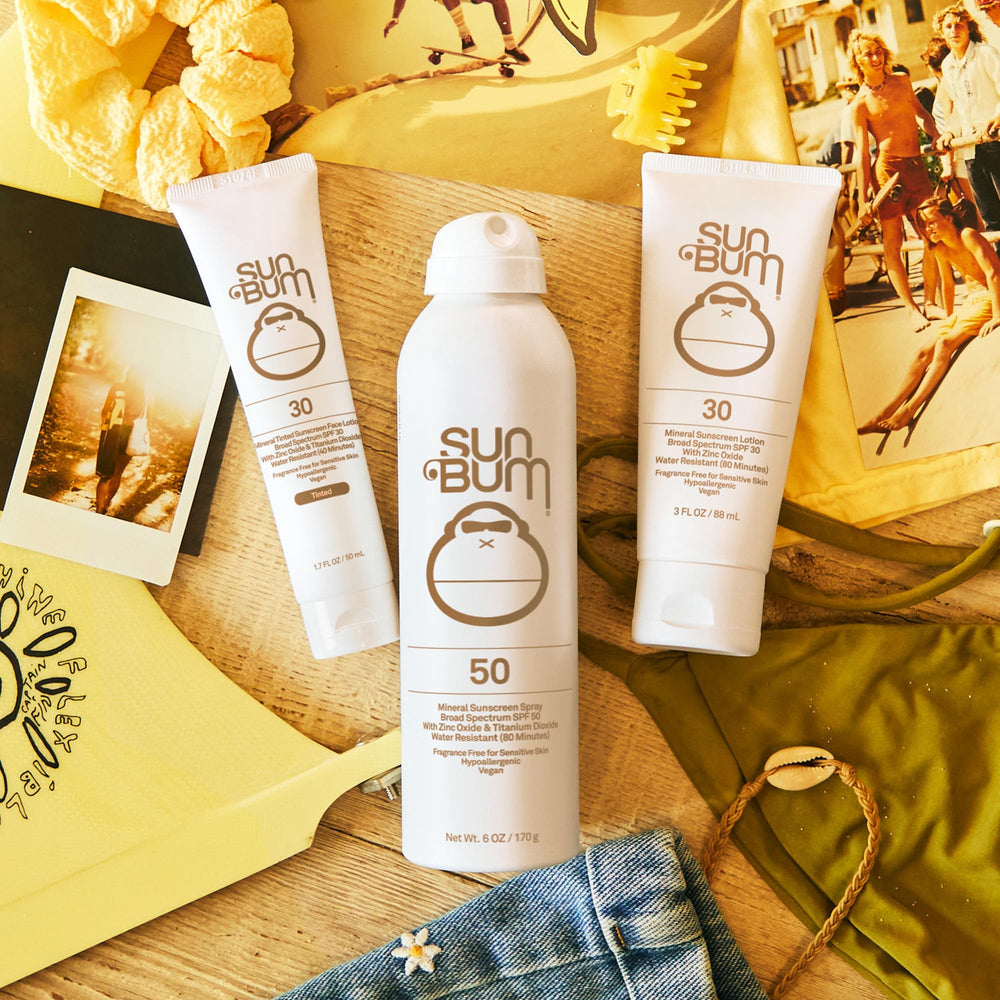Hawaii 104 Act compliant Sun Bum mineral sunscreen with zinc oxide