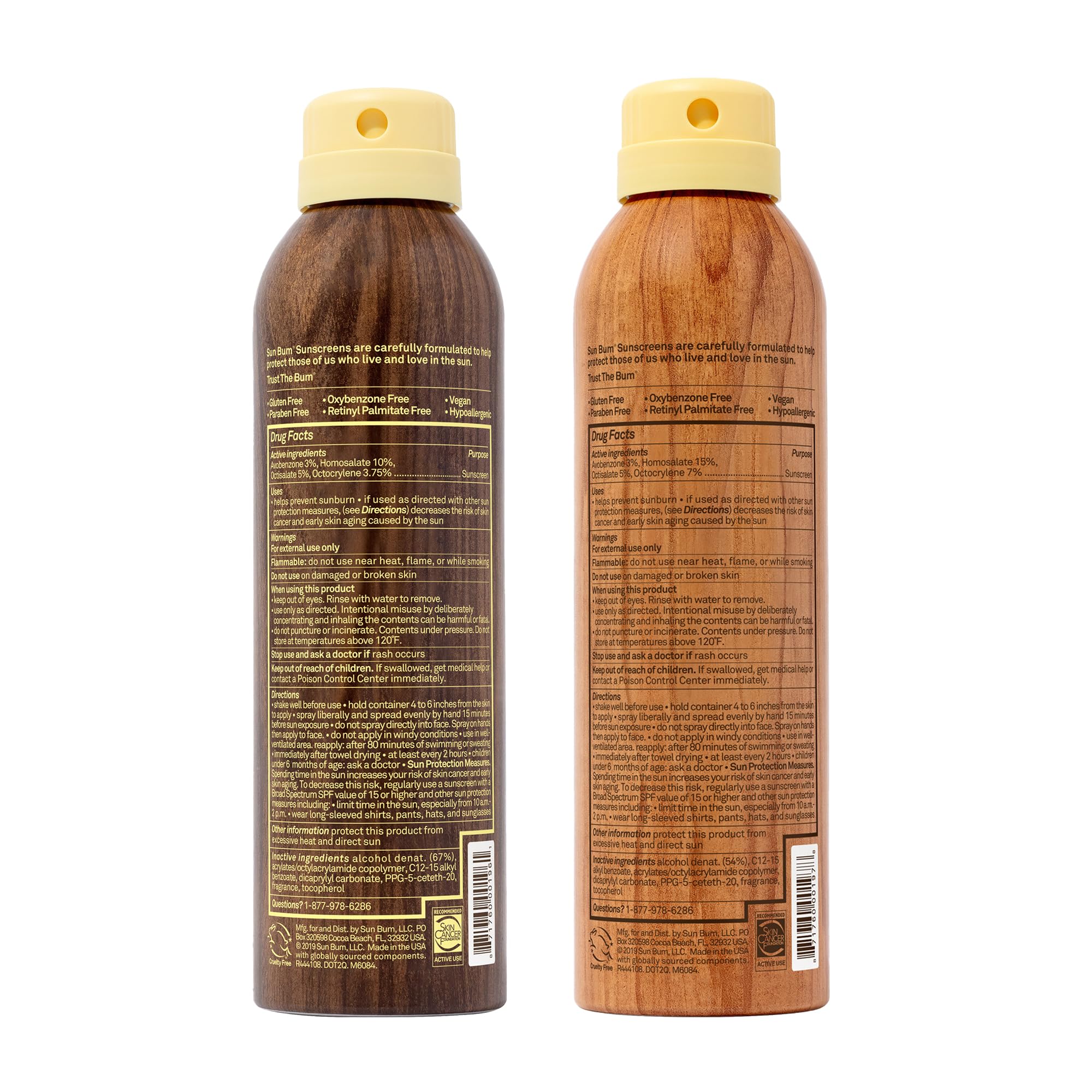 Sun Bum spray bottle on beach scene suggests carefree summer days in sun.