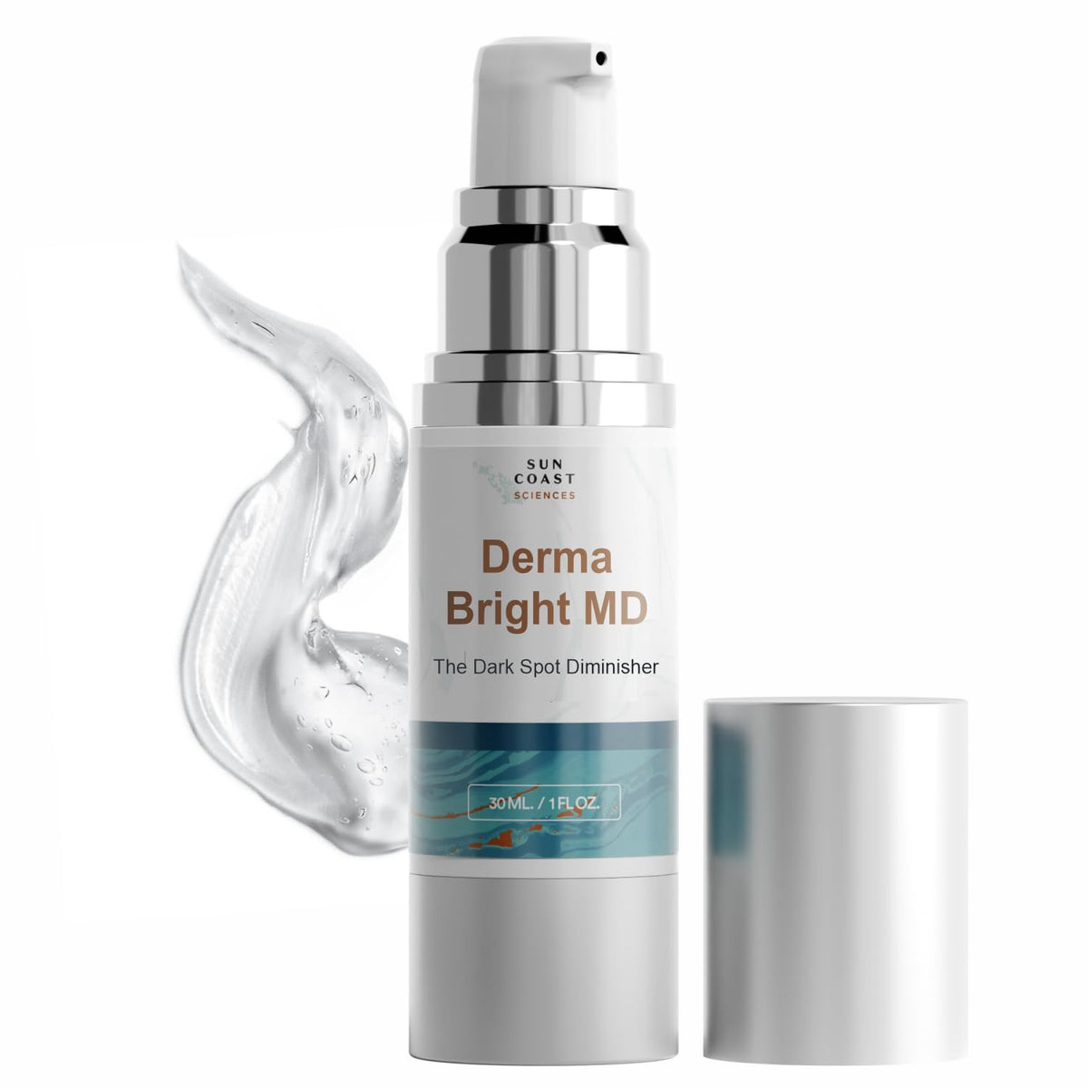 Sun Coast Sciences DermaBright MD bottle for dark-spot reduction and radiant skin.