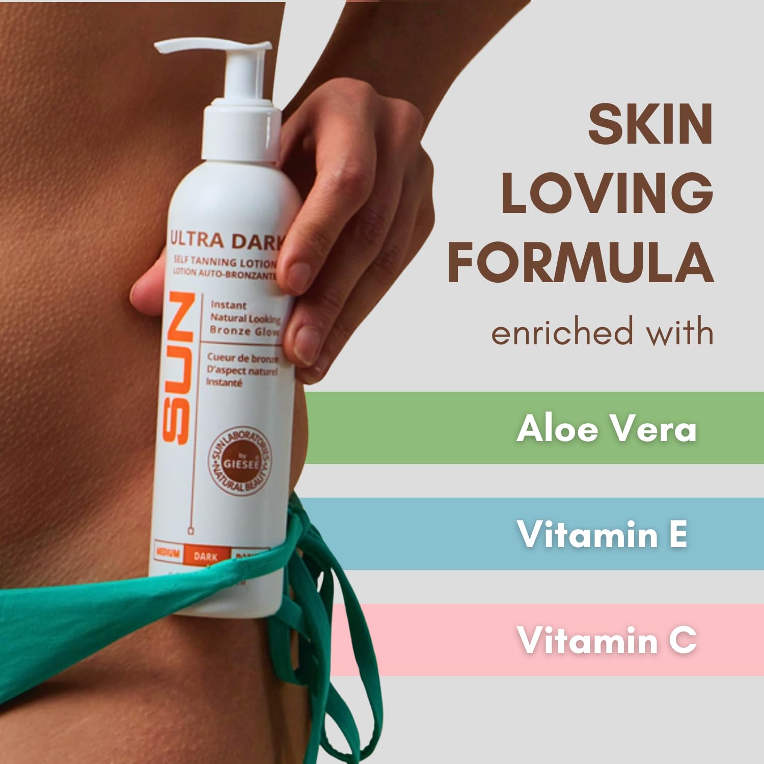 Sun Laboratories by Giesee indoor-outdoor tanning scene highlighting versatile use cases