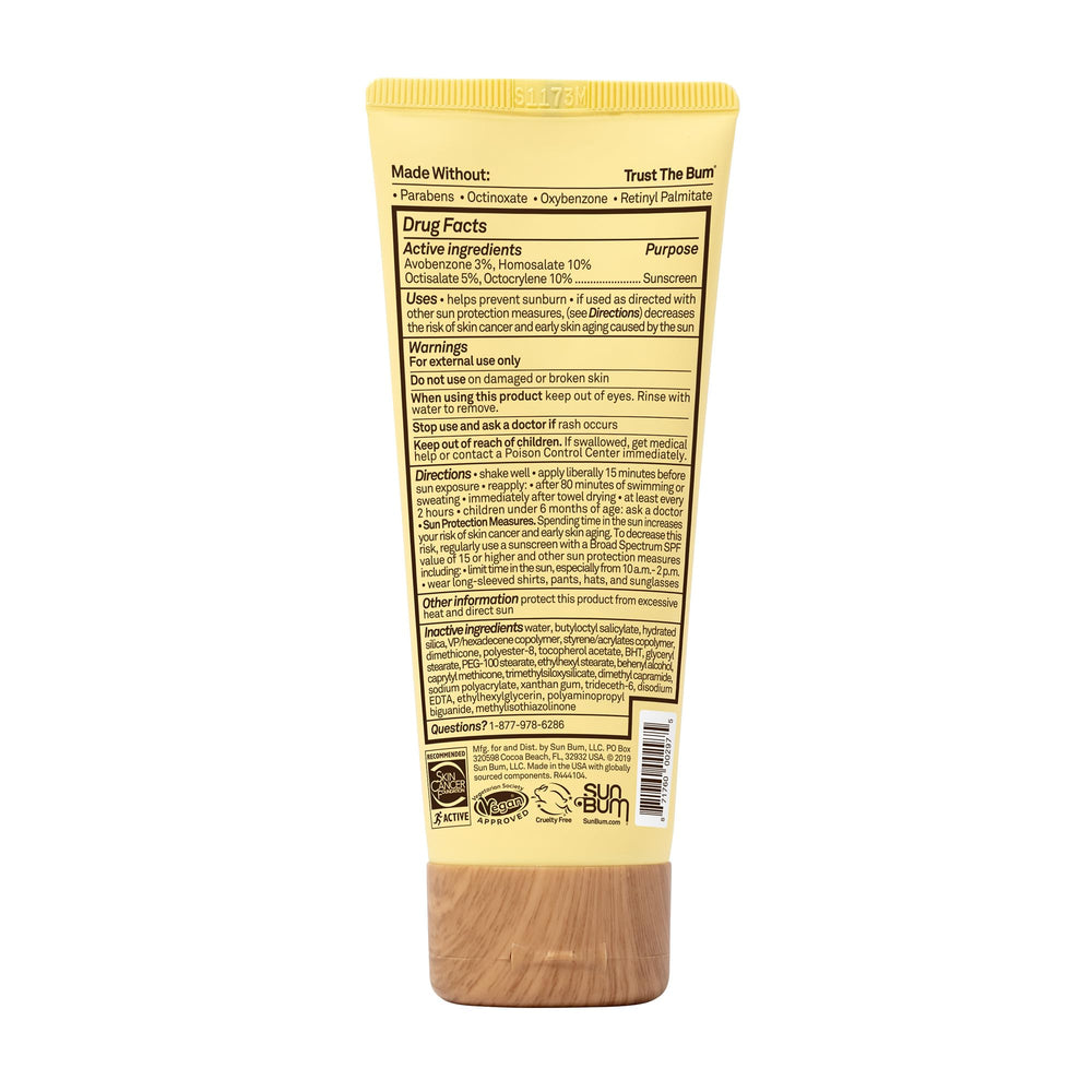 Dermatologist-approved Sun Bum SPF 50 lotion for daily skincare routine.
